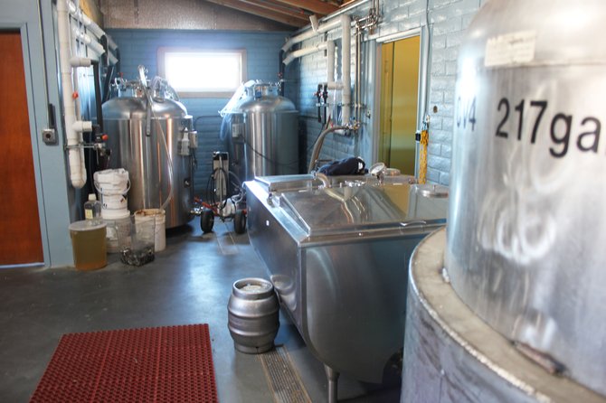 The brewery at Nickel Beer Co.