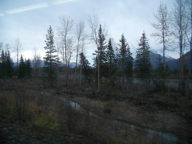 A scene from an Alaskan sunset near Whittier, Alaska.