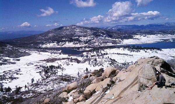 The view from Stonewall Peak is at its best after a December snowfall.