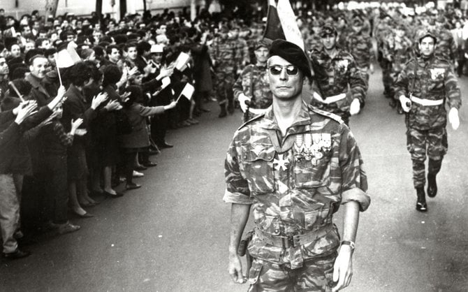 A scene from Gillo Pontecorvo’s The Battle of Algiers, the opening-night presentation of the Central Library's The Muslim Experience.