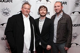 Rotimi Rainwater, Marshall Allman and Cole Payne at the Los Angeles Premiere 