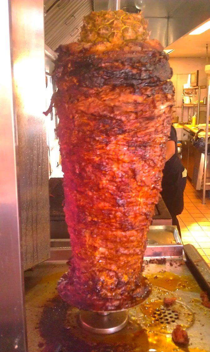 El Paisa's magnificently-crisped trompo of al pastor is among San Diego's most mouth-watering.