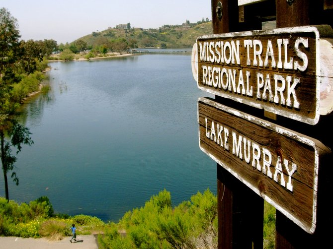 Mission Trails - Lake Murray. At the border of La Mesa and San Diego. December 2013