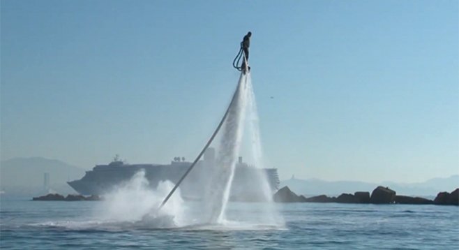 Flyboarding — “Wow, they’ve had a 2012 World Cup. This is a real sport!”