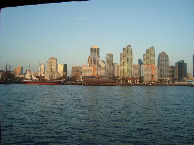 Breathtaking view from aboard the Hornblower Cruise Ship in San Diego Bay