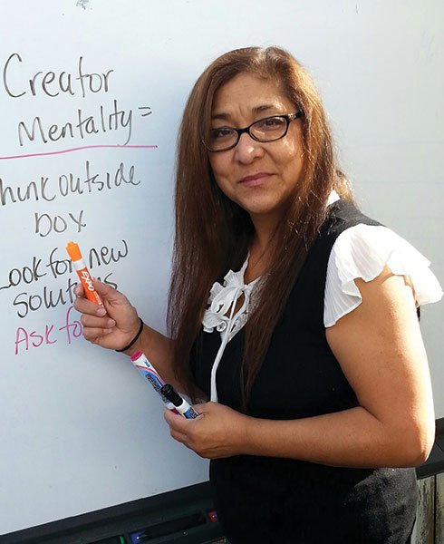 Though a full-time professor at Southwestern, Corina Soto advocates for adjunct (part-time) professors.