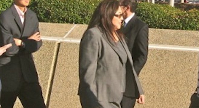 Arlie Ricasa leaving court on December 13