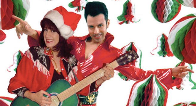 El Vez and Rosie Flores deliver a queso-filled Mexmas bill to Casbah Sunday night.