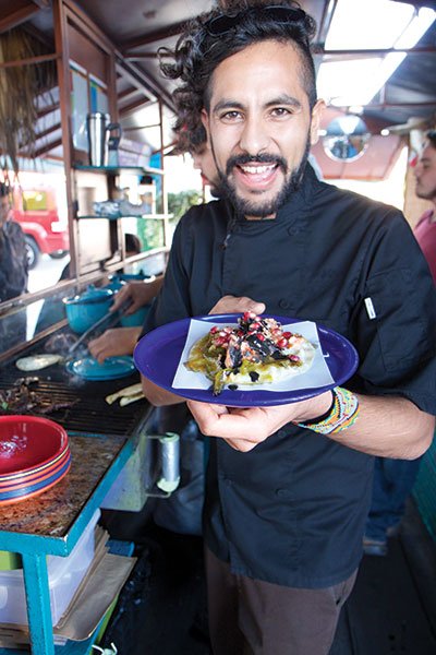 Guillermo “Oso” Campos Moreno, returned from a three-star restaurant in Holland to cook in Tijuana.