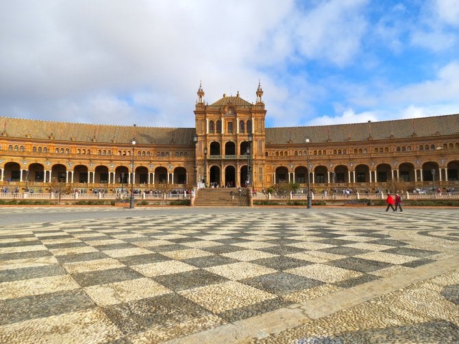 Plaza de España in Sevilla.