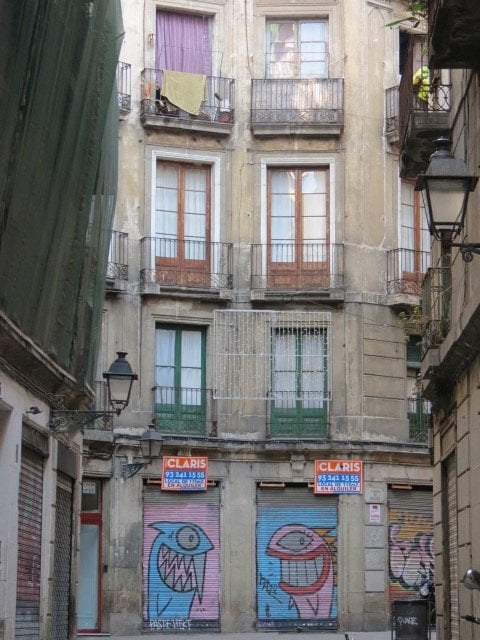 A street in Barcelona, Spain.