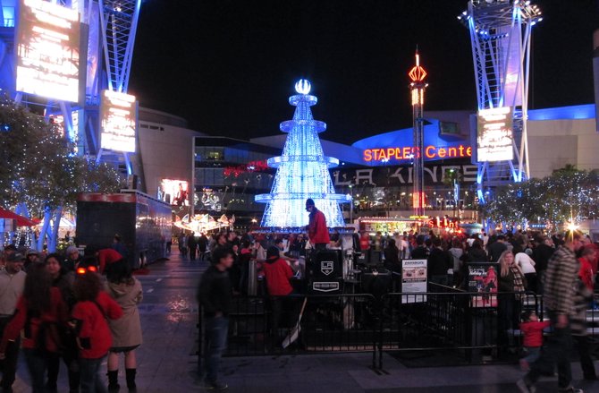 December at the Staples Center in Los Angeles
