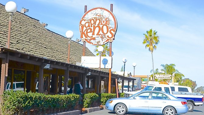 Cap'n Keno's restaurant and bar on Hwy 101 in Encinitas. Photo by Weatherston