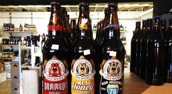 Belching Beaver Brewery's new bottled beers spotted at Bottlecraft in Little Italy