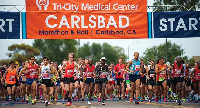 Sunday, January 19: Tri-City Medical Center Carlsbad Marathon