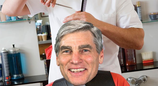 The cost of a haircut… despite differences on drones and pot, Linden Blue has given generously to Colorado senator Mark Udall.