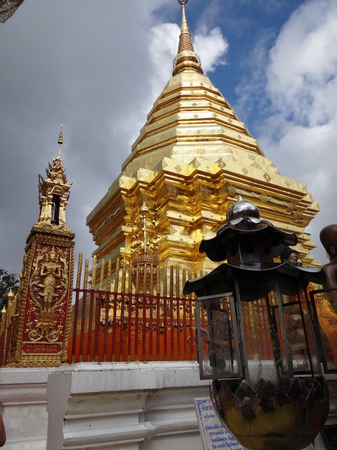 Wat Phratat Doi Suthep; one of the country's most sacred temple, containing a holy relic of the Lord Buddha 