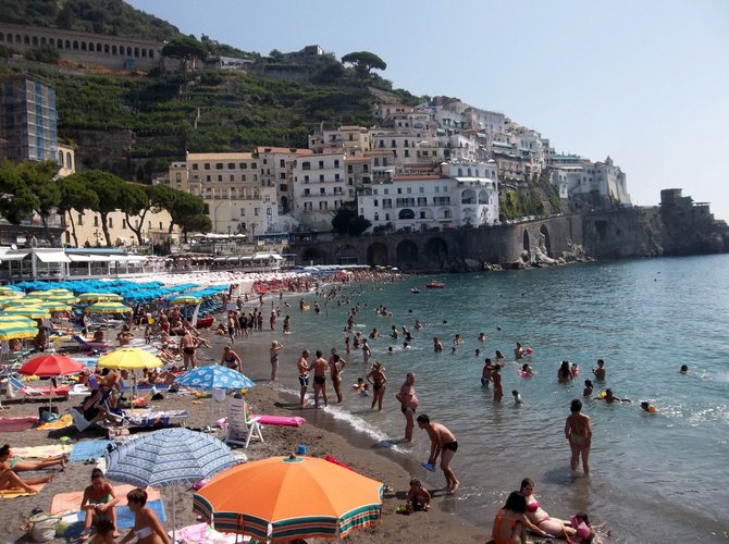 Summer day in Amalfi.
