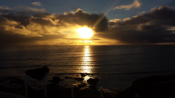 Sunset taken from Rosarito Beach, Mexico on November 20, 2013.