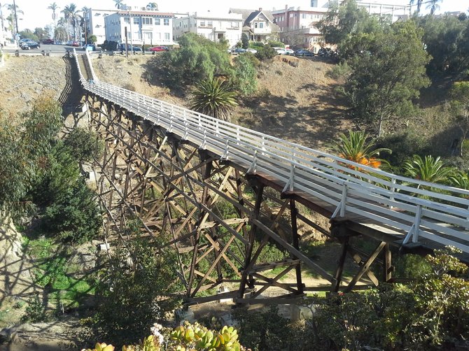 Had a lot of fun exploring the Quince Street Trestle Bridge and Spruce Street Suspension Bridge.  Seems there is always something to discover in San Diego.
