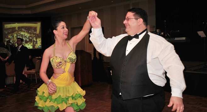 Alioto, dancing at the 2010 Southwestern fundraising gala