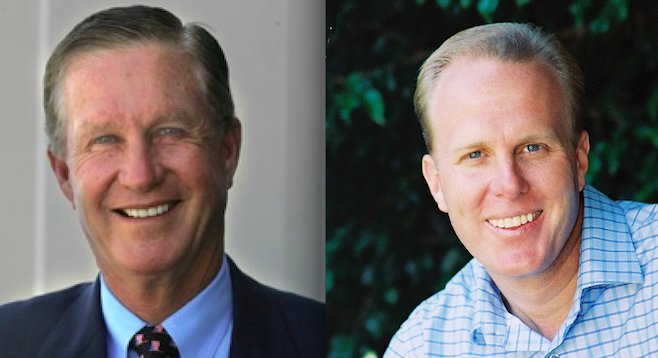Douglas Manchester and Kevin Faulconer