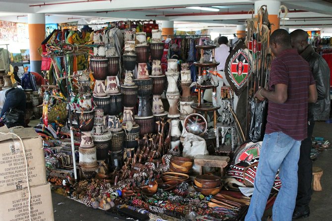 A market vendor's stall