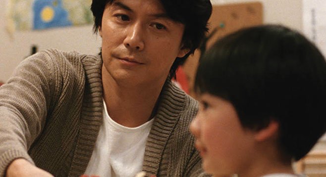 Father and another man’s son: Masaharu Fukuyama and Keita Ninomiya in Hirokazu Koreeda’s Like Father, Like Son.
