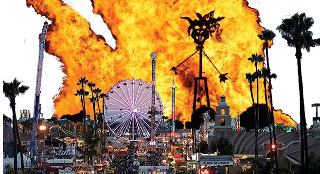 Fair officials from Modoc County in far northeastern California secured $100,000 from the Del Mar Fair Board to create Burning Man tourism sites.