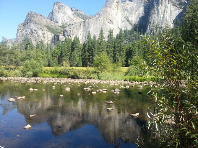 Yosemite in the summer.
