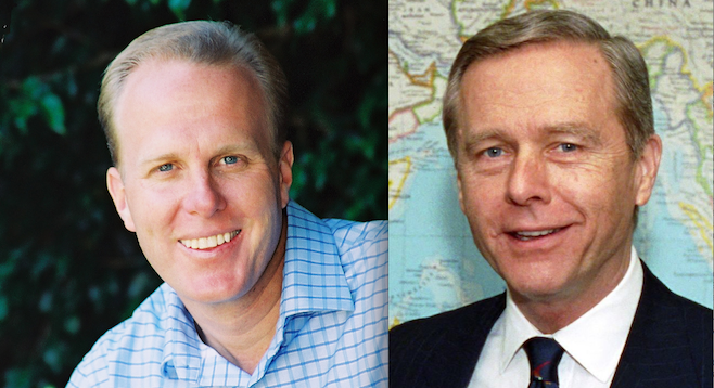 Kevin Faulconer and Pete Wilson