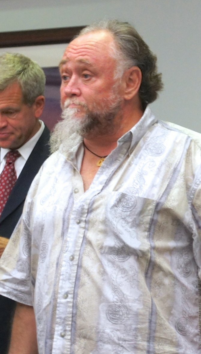 Scot Stapleton, brother of defendant. Photo by Eva