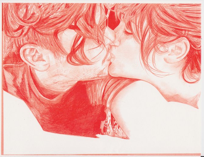 "Kissing" by Albert Reyes
