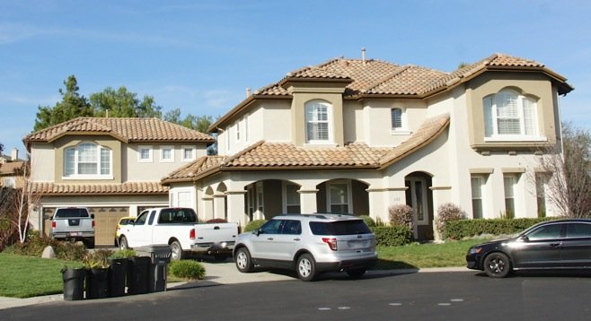 Investigators say the shooting happened in this upscale home in Fallbrook, California. Photo by Eva.