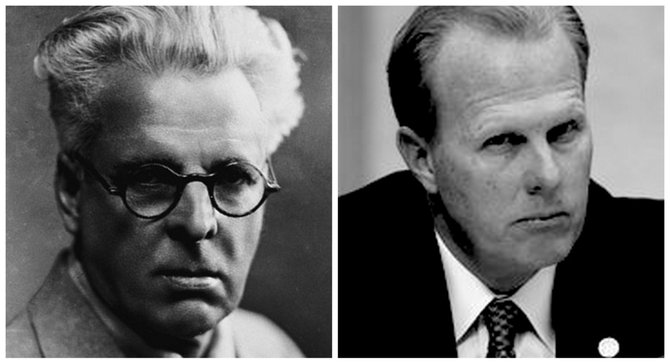 William Butler Yeats, Kevin Faulconer, separated only by time and eyesight?