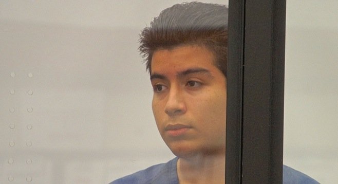 Luis Enrique Cruz, 19, was sent to prison. Photo by Eva