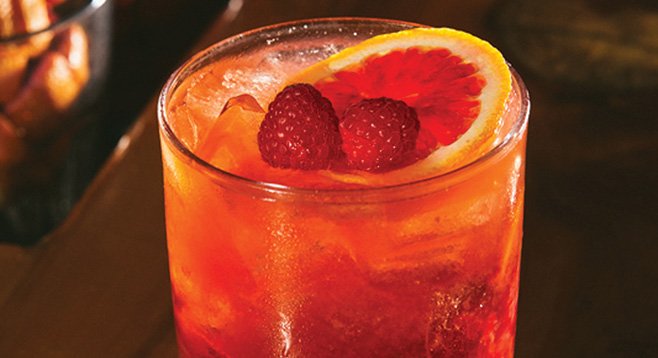 Johnny’s Fire & Berry Old Fashioned