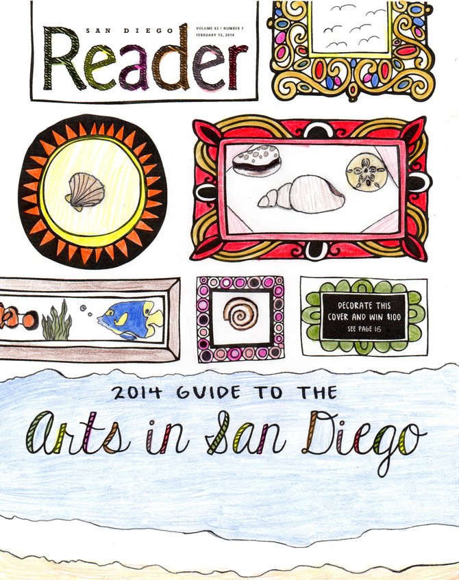 Designed by 12-year-old Leah Dunlap. Seventh grader and The San Diego Reader's #1 fan.