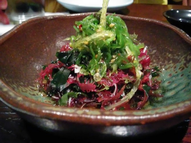 A perfect seaweed salad