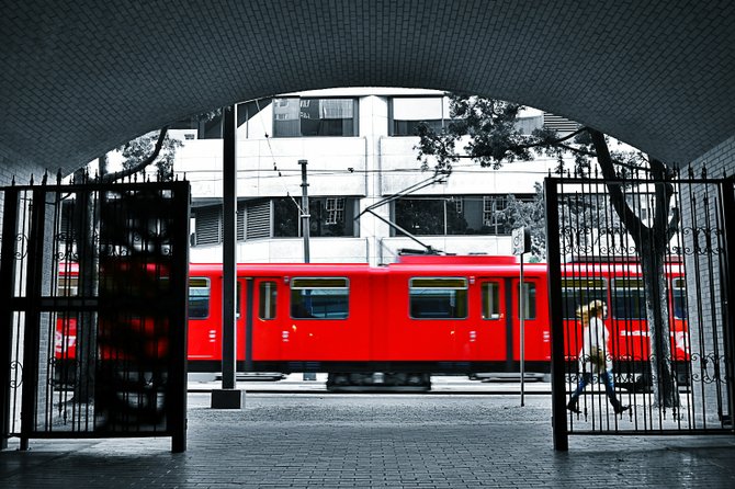 take the san diego trolley somewhere you haven't been, go explore