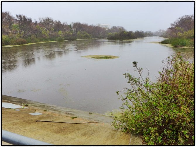 River as seen from Mission Center Rd