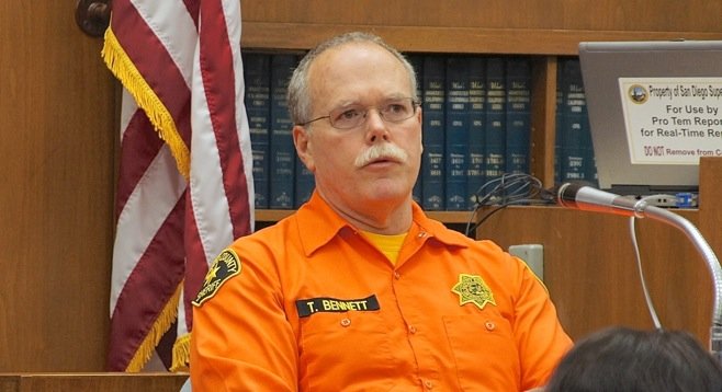 Retired deputy and volunteer Thomas Bennett found the body. Photo by Eva