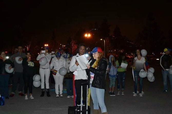 Venezuelan demonstrators