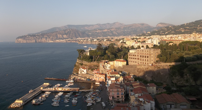 Sorrento in the late afternoon sun. 