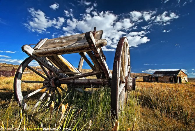 "Abandoned Wagon" Bodie State Historic Park - Bridgeport, CA. ©Sam Antonio Photography