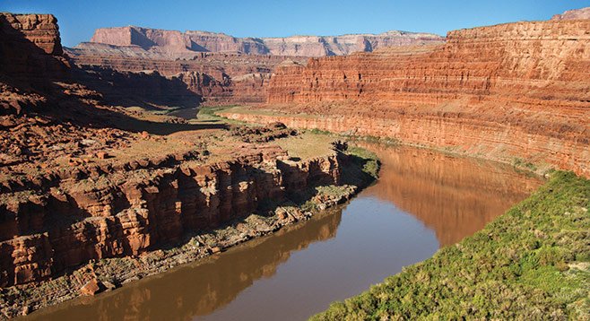 The Colorado River provides 29 percent of San Diego County’s water. Drought, dams, and supplying water to parts of three states have reduced the flow to a trickle in places.