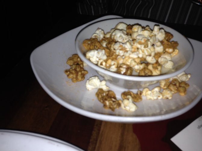 Popcorn Panna Cotta