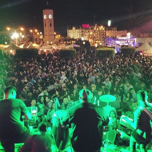 Crowd enjoying the music at Baja Beer Fest
