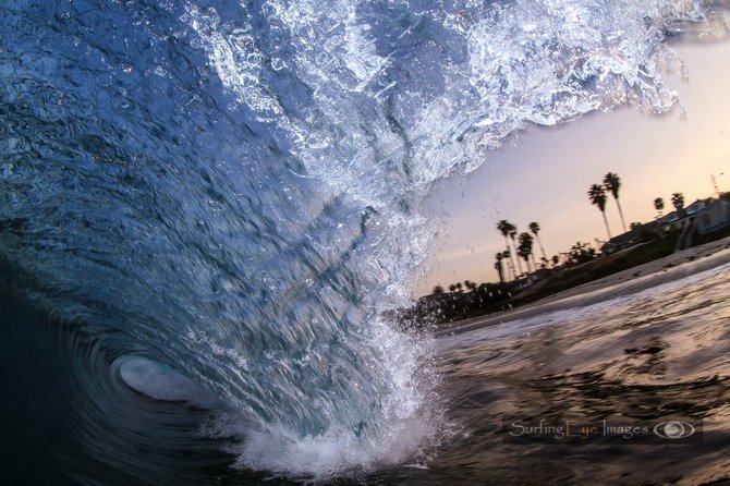 Sunrise surf in La Jolla by SurfingEye Images