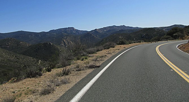 View from Lyons Valley Road, the 42-mile ride's highest point. 